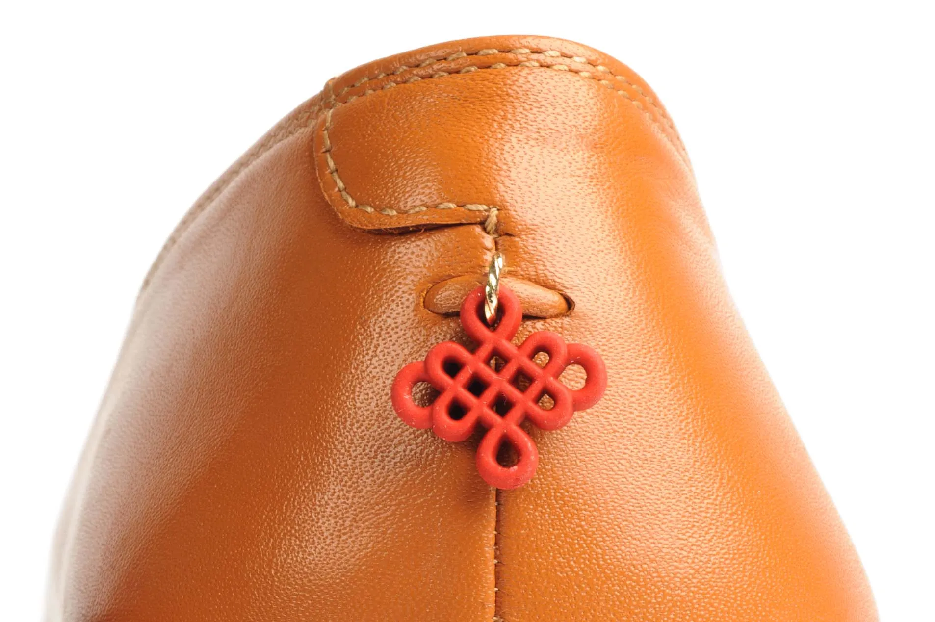 Shoeful 3" CNY Stilettos - Knot of Longevity (Red)