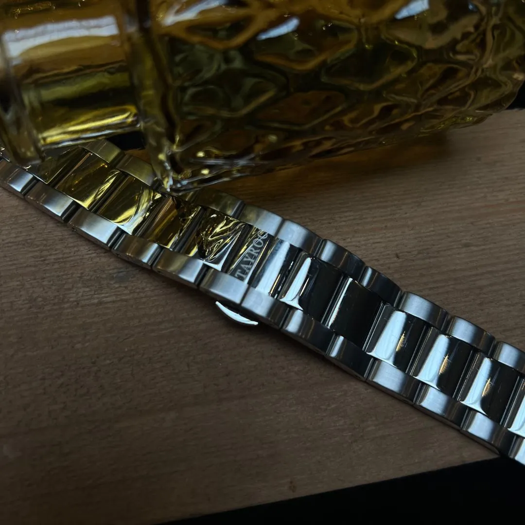 Silver Link Strap 22mm