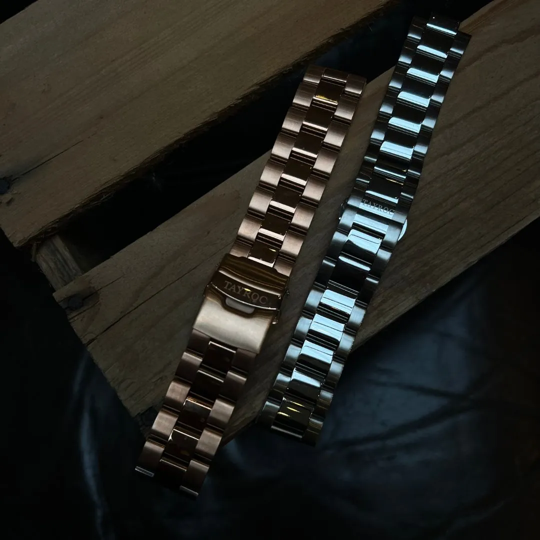 Silver Link Strap 22mm