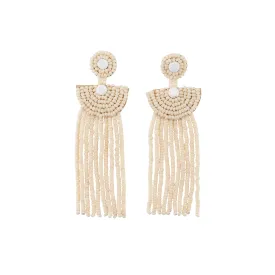 Small Kifungo Tassel Earrings - PINK