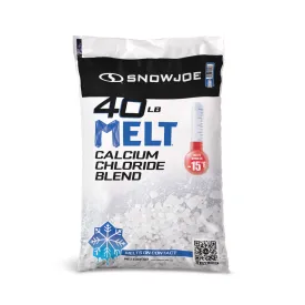 Snow Joe MELT40ESB Calcium Chloride Ice Melt Blend | 40 Lbs.