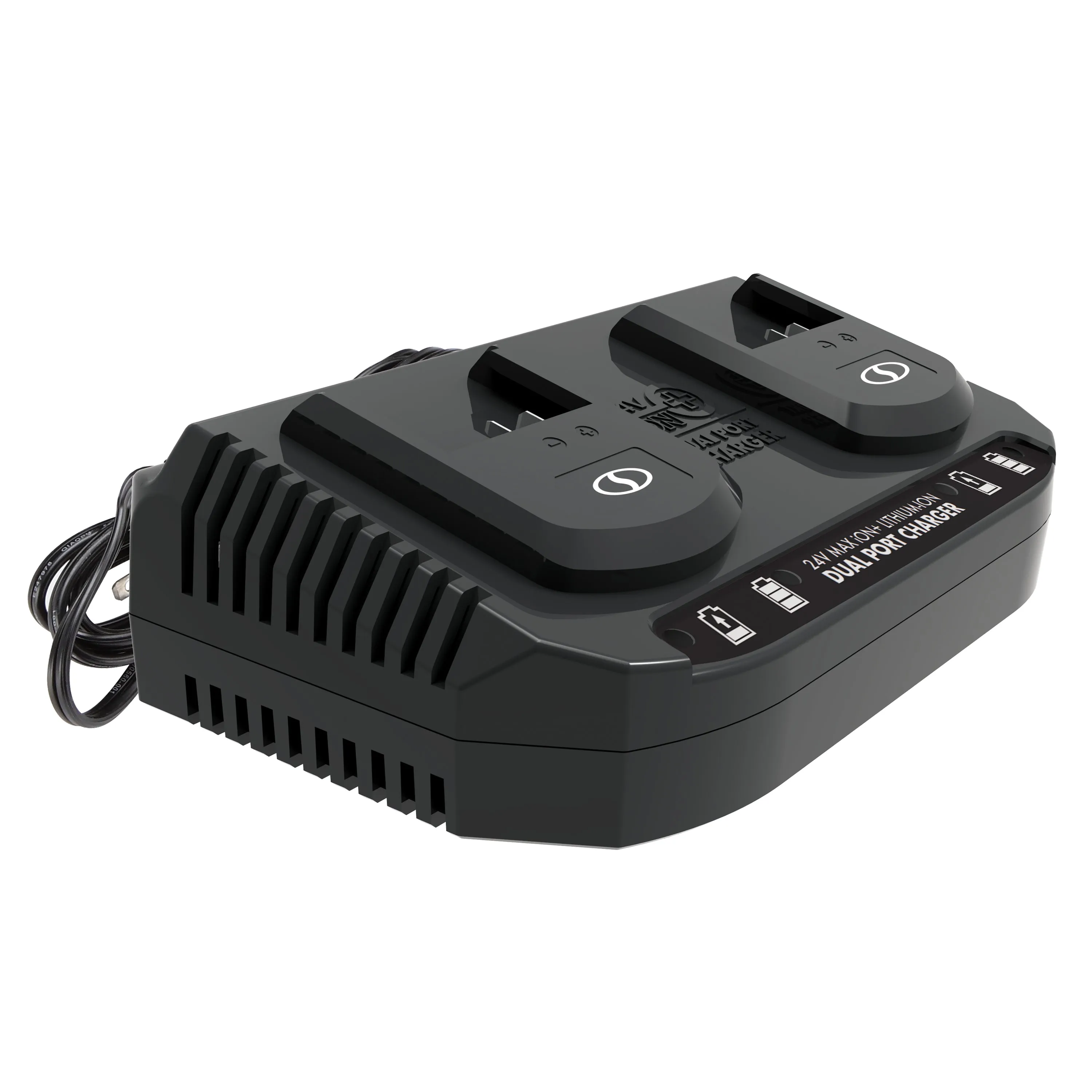 Snow Joe   Sun Joe 24V-5AMP-SK2D CERTIFIED AUTHENTIC 24-Volt* Starter Kit | W/ 2 x 5.0-Ah Batteries   Dual Port Charger