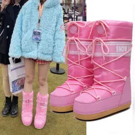 Space Boots Round Head Snow Field Space Boots Round Head Snow Field
