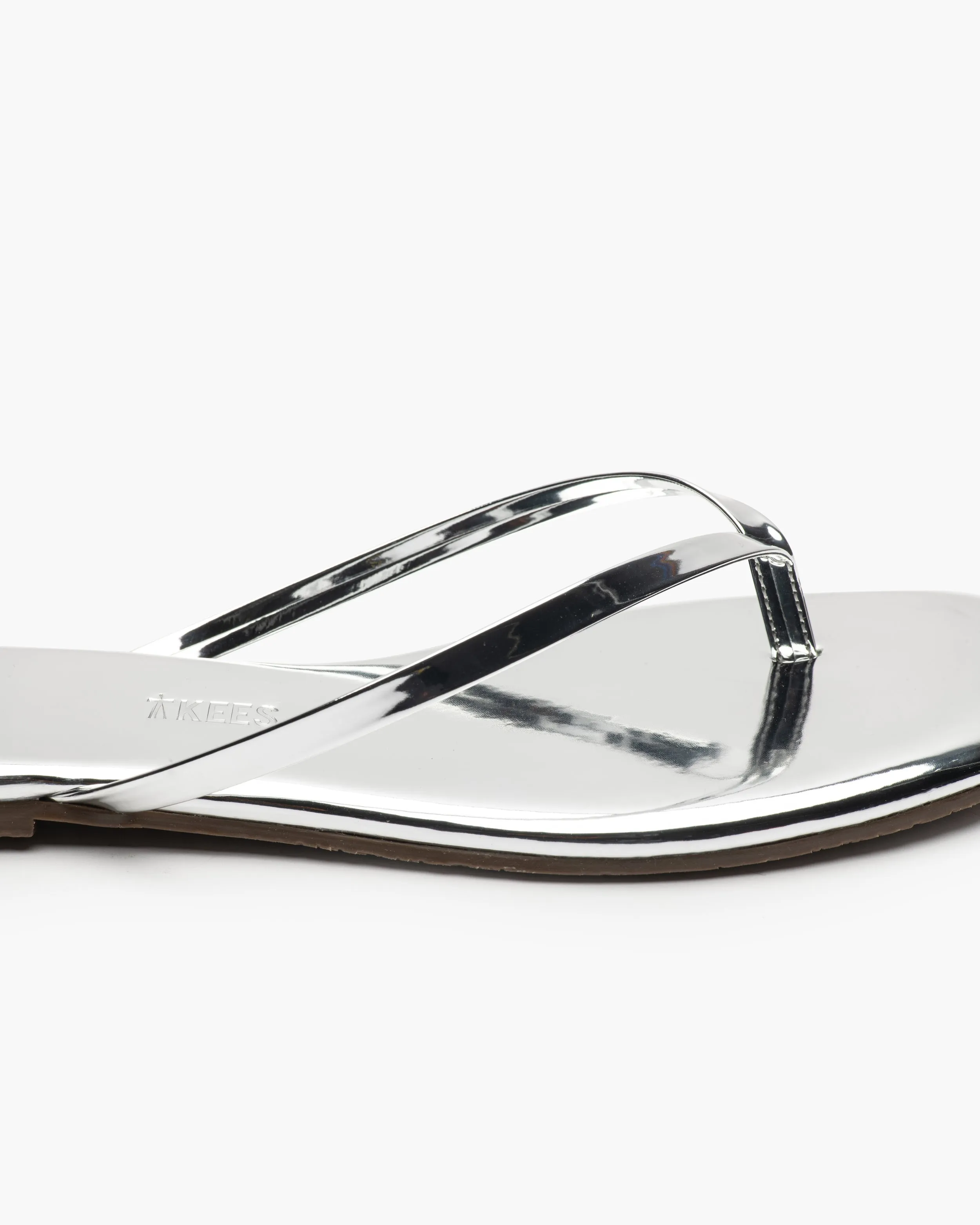Square Toe Lily Mirror - Chrome