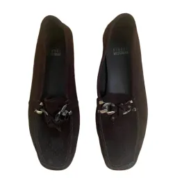 Stuart Weitzman Brown Suede Loafers Size 7