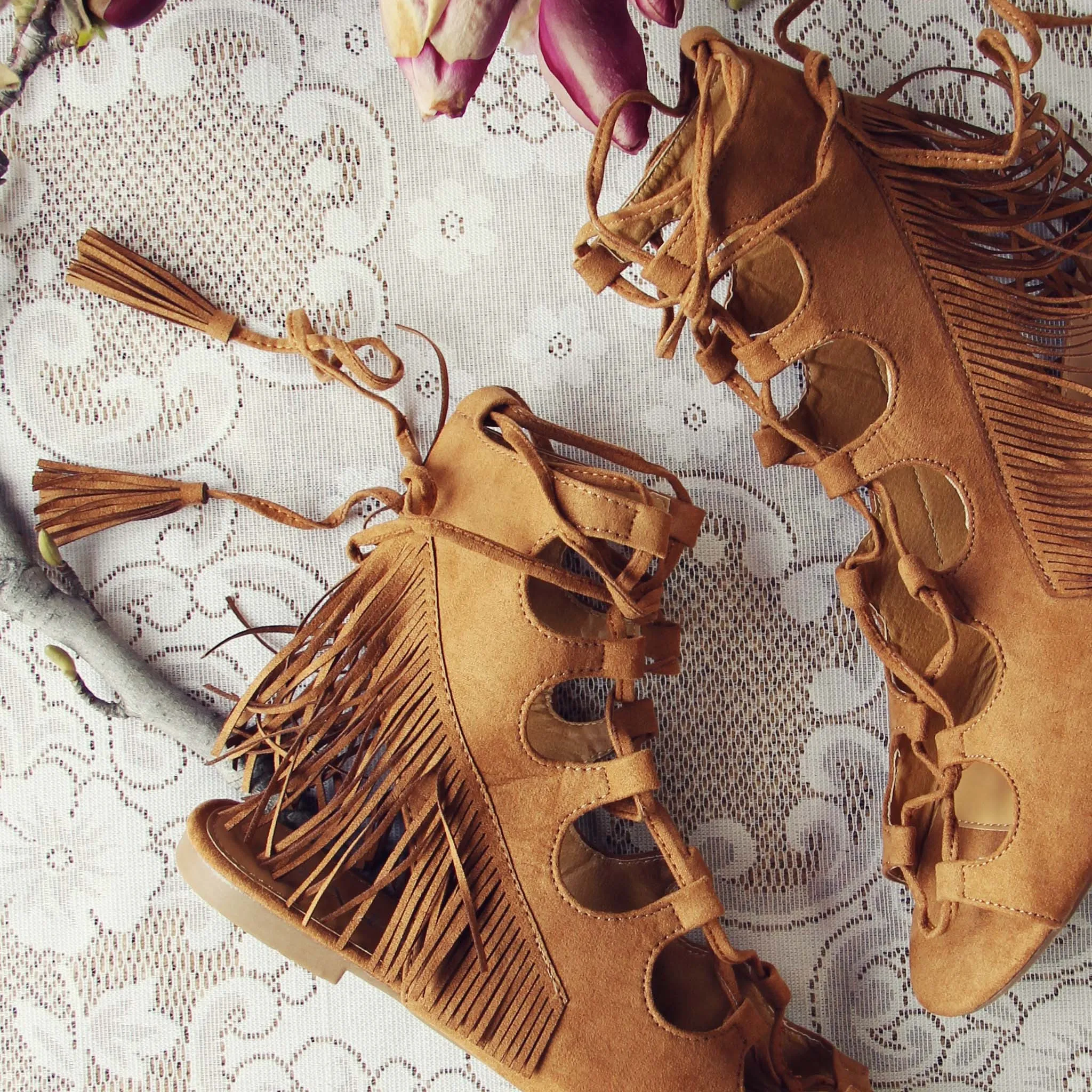 Taos Fringe Sandals