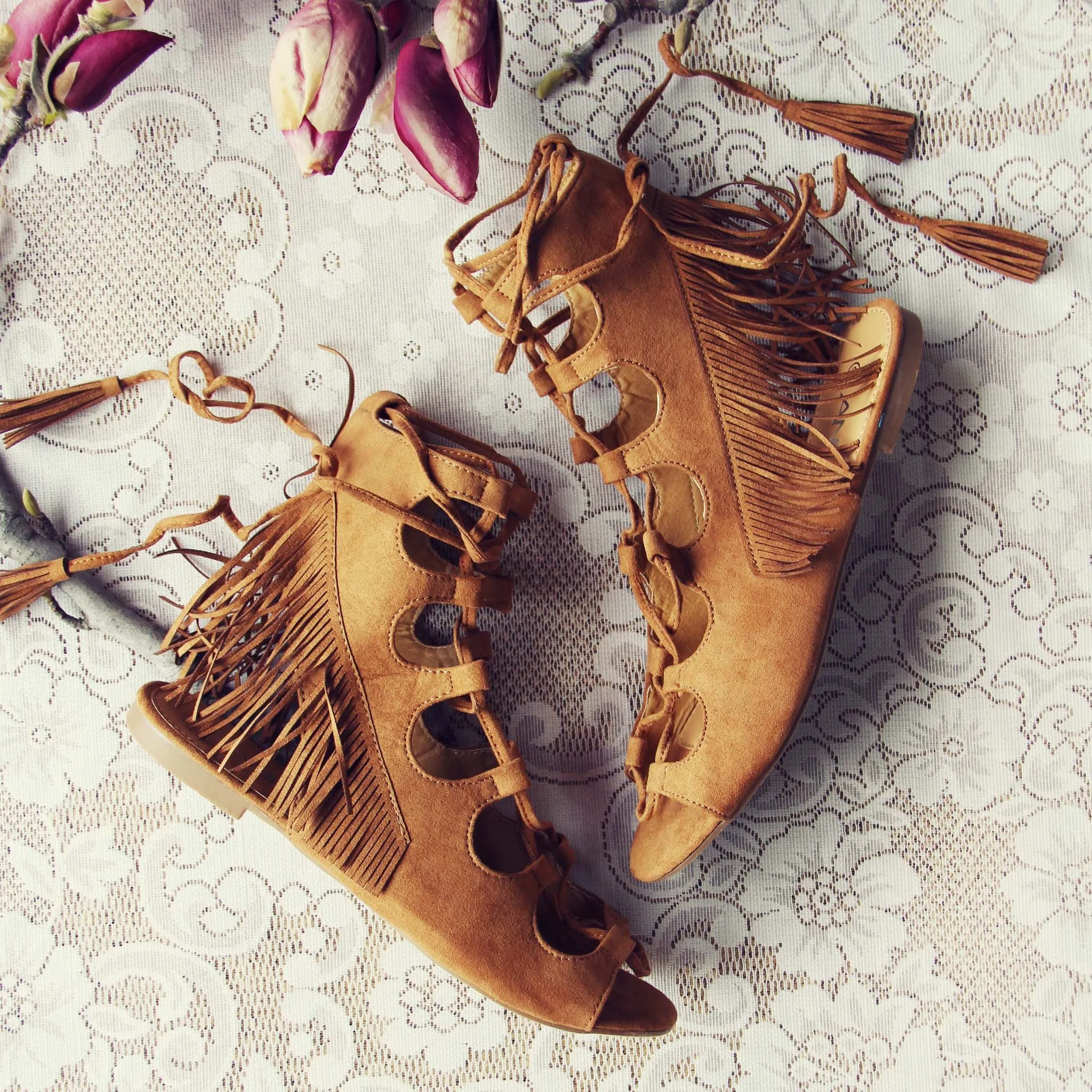 Taos Fringe Sandals