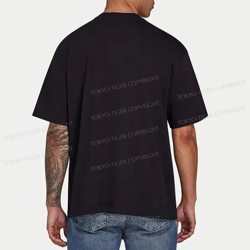 Tokyo-Tiger Cat Samurai Japanese Art Classic T-Shirt