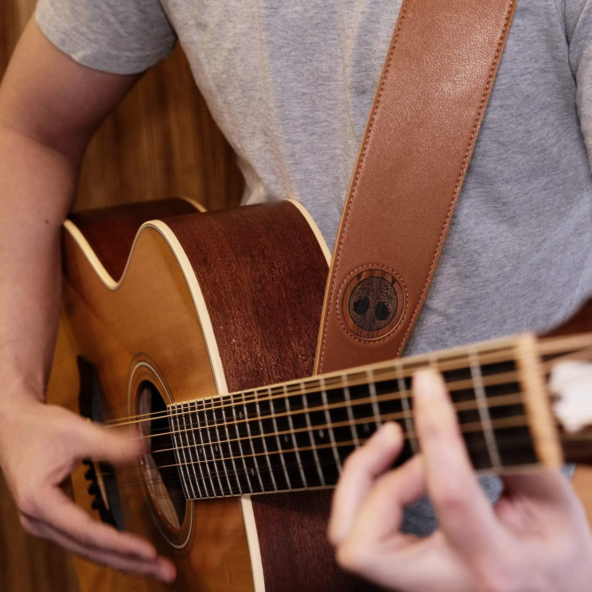 Tree of Life Engraving | Italian Leather Strap