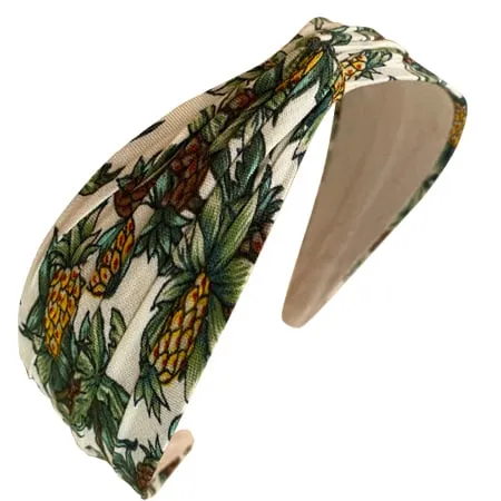 Twist Top Headband, Pineapple