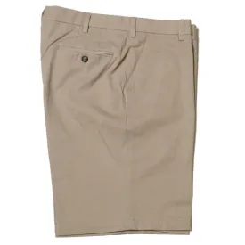 Vintage 1946 Stretch Twill Short<br>Khaki<br>Flat Front<br>Regular Rise