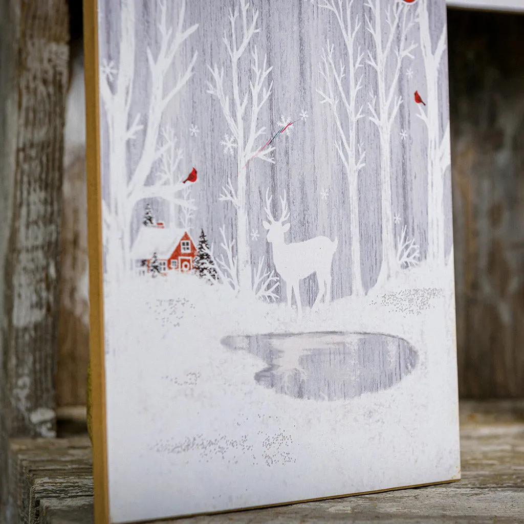 Winter Farm Set of 3 Hanging Signs