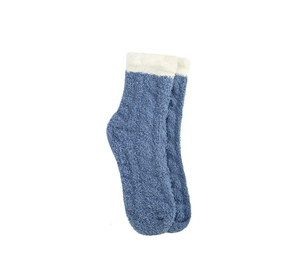 Women Crew Fluffy Socks Five Pairs
