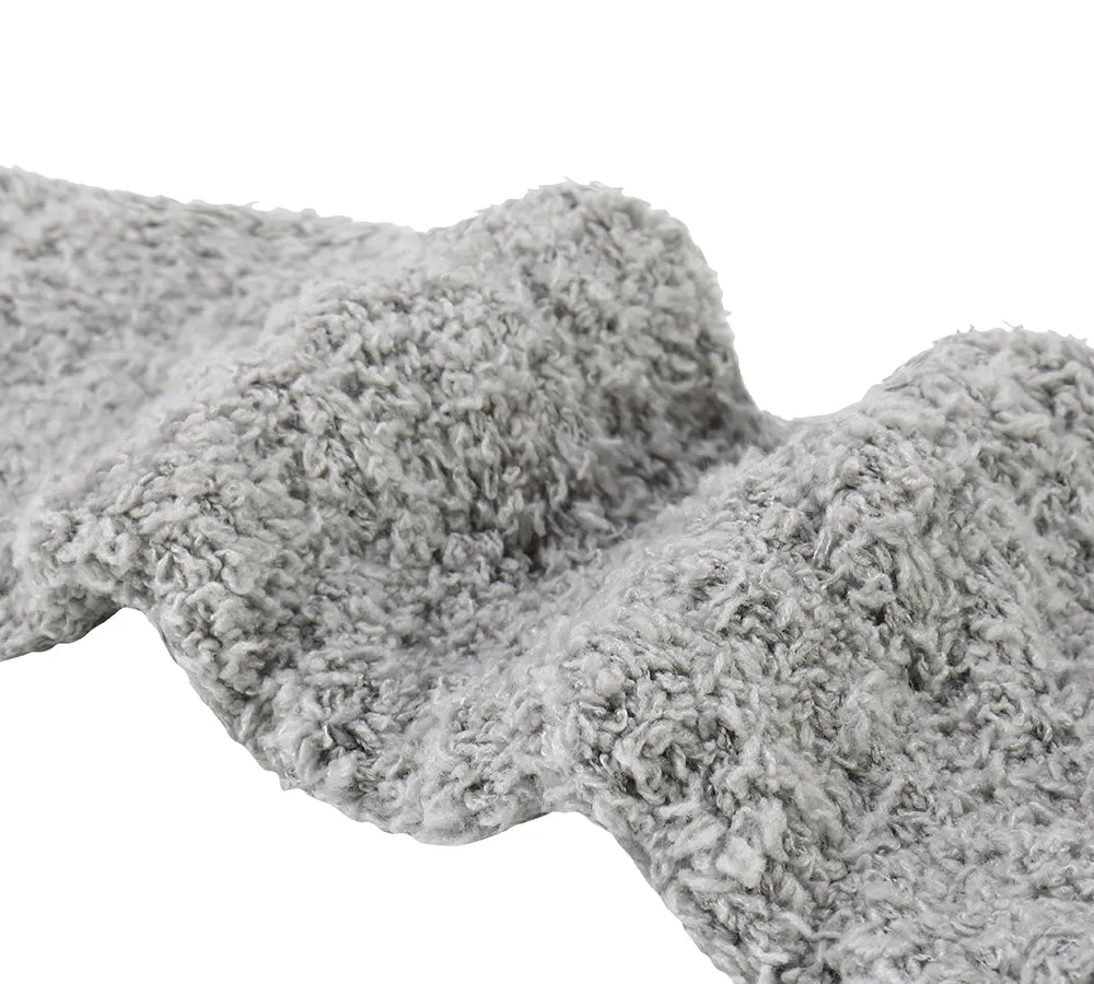 Women Crew Fluffy Socks Five Pairs