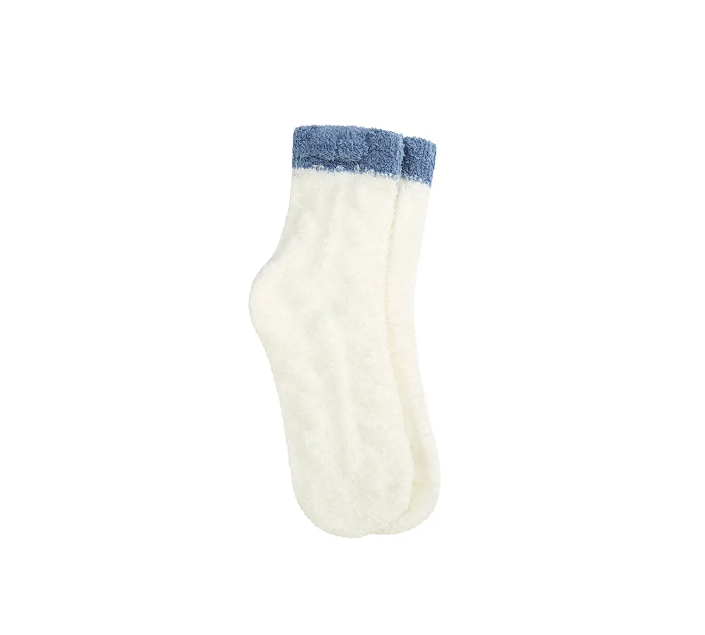 Women Crew Fluffy Socks Five Pairs