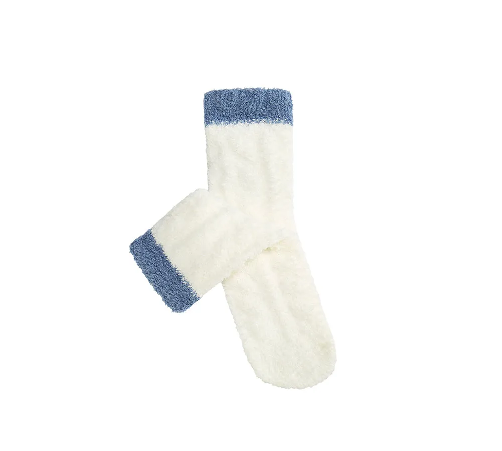 Women Crew Fluffy Socks Five Pairs