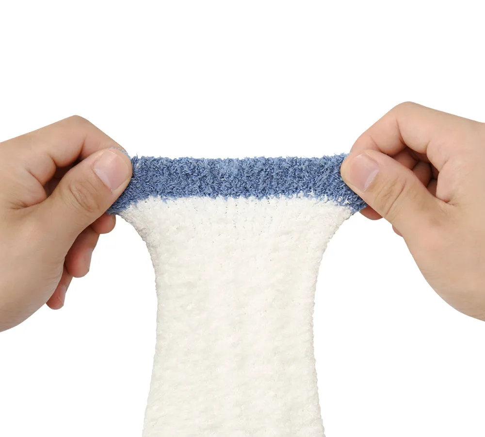 Women Crew Fluffy Socks Five Pairs