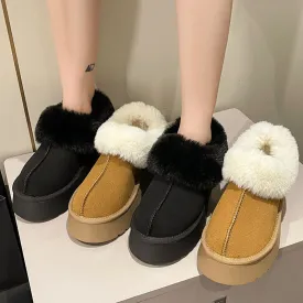 Women Short Plush Warm Snow Boots Women Short Plush Warm Snow Boots