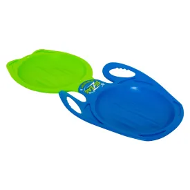 Zig-Zag Steering Sled | 1 Rider Plastic Snow Sled