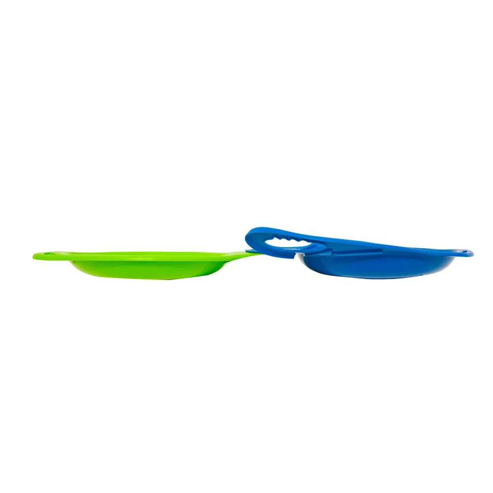 Zig-Zag Steering Sled | 1 Rider Plastic Snow Sled