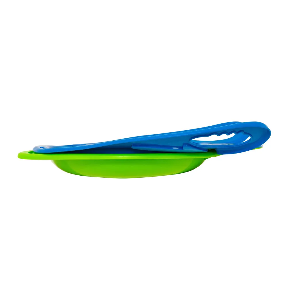 Zig-Zag Steering Sled | 1 Rider Plastic Snow Sled
